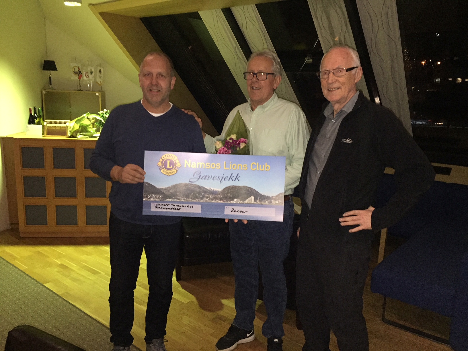 Utdeling av minnegave