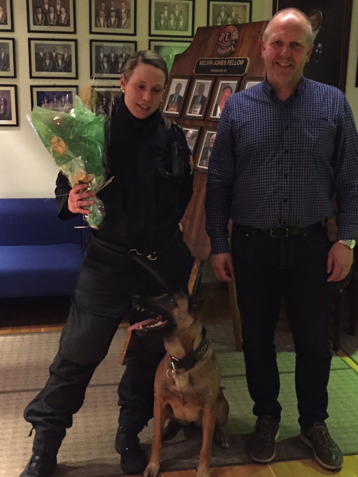 Artikkelbilde til artikkelen Besøk av politibetjent Gjertrud Strand